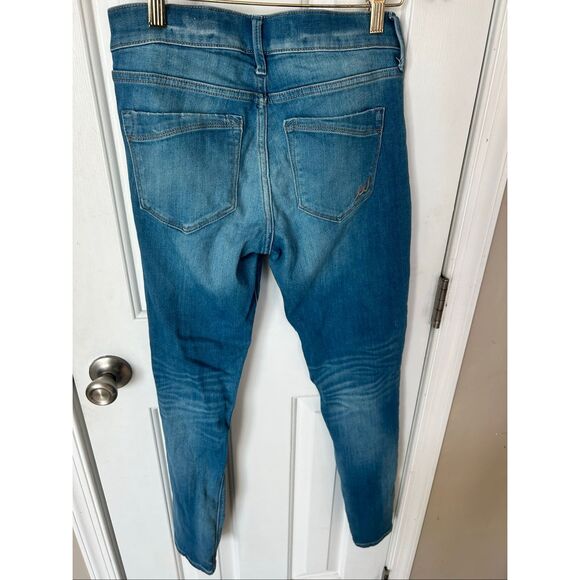 Express jeans blue leggings size 0R stretchy comfy - Picture 4 of 6